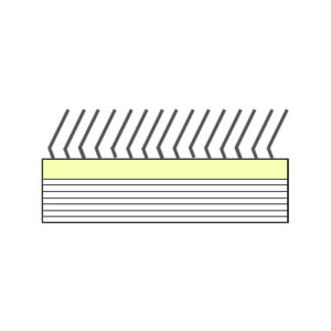 Card clothing with wool felt base